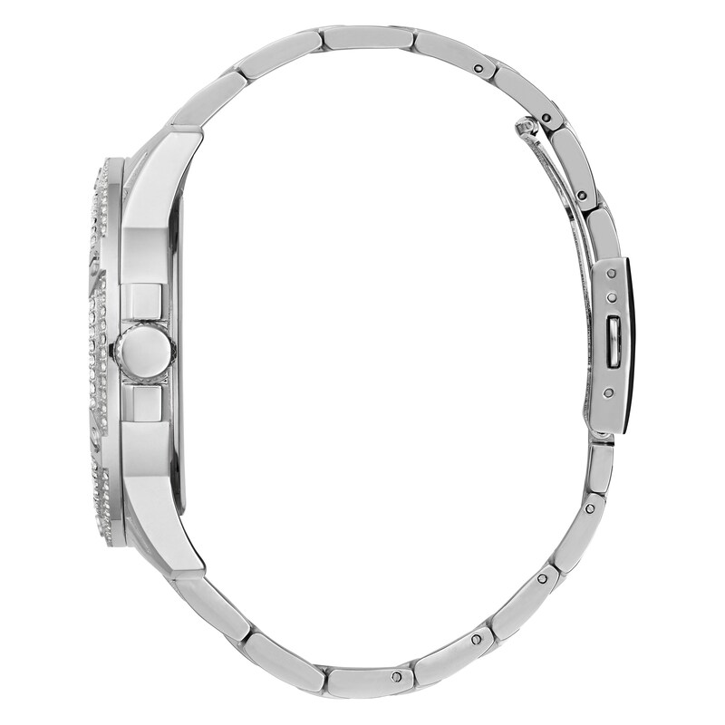 Main Image 2 of Guess King Men's Stone Set Chronograph Dial Stainless Steel Watch