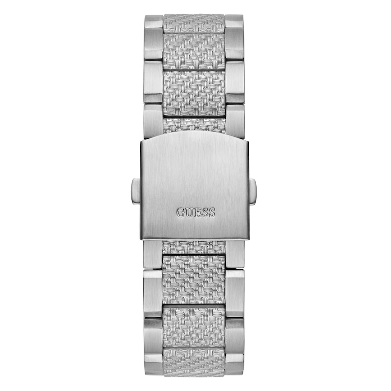 Main Image 3 of Guess Indy Men's Grey Tone Stainless Steel Bracelet Watch