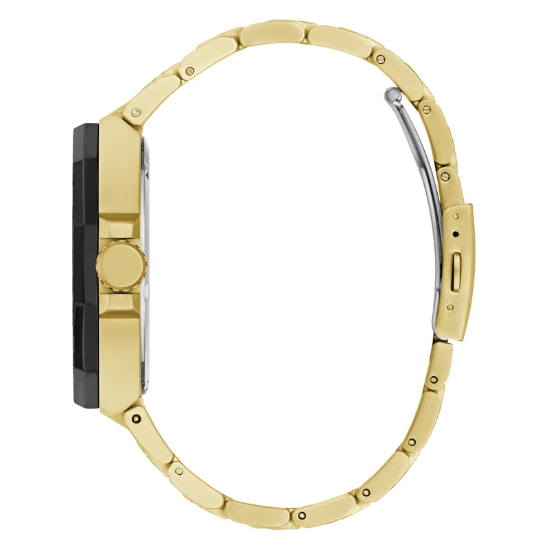 Main Image 2 of Guess Indy Men's Gold Tone Stainless Steel Bracelet Watch