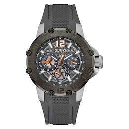 Guess Contender Men's Chronograph RUBBER Strap Watch