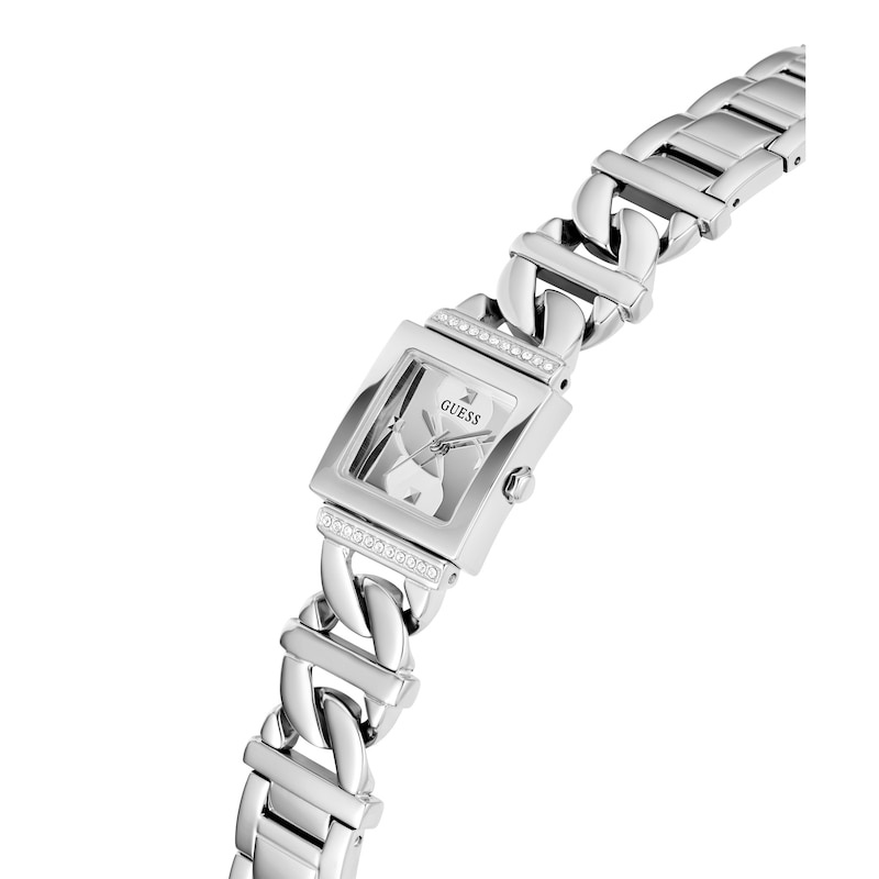 Main Image 5 of Guess Runaway Ladies' Half Curb Chain Bracelet Watch