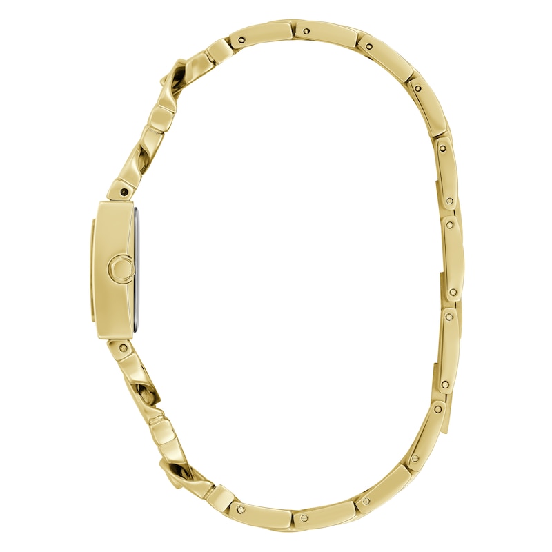 Main Image 2 of Guess Runaway Ladies' Gold Tone Half Curb Chain Bracelet Watch