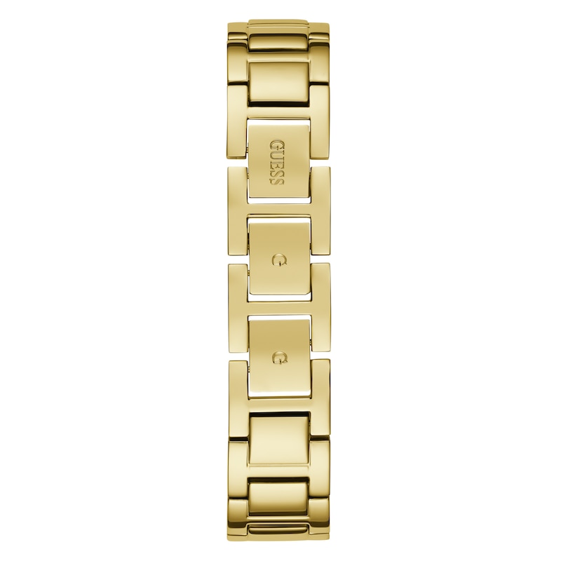 Main Image 3 of Guess Runaway Ladies' Gold Tone Half Curb Chain Bracelet Watch