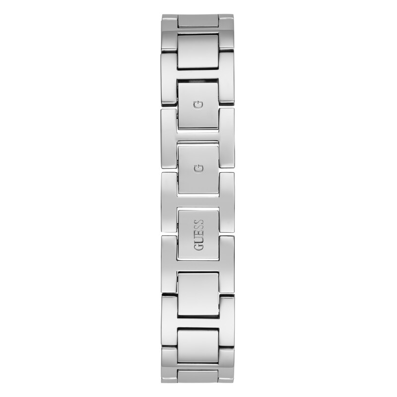 Main Image 3 of Guess Fame Ladies' Triangle Crystal Dial Silver Tone Stainless Steel Watch