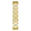 Thumbnail Image 3 of Guess Fame Ladies' Triangle Crystal Dial Gold Tone Stainless Steel Watch