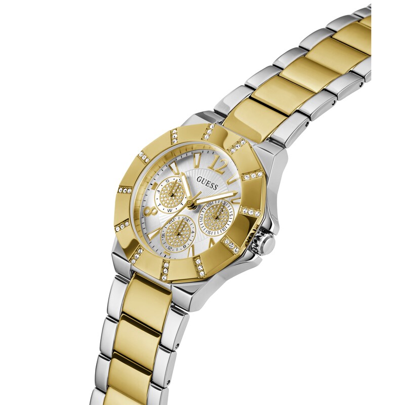 Main Image 5 of Guess Sunray Ladies' Chronograph Two Tone Stainless Steel Watch