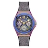 Thumbnail Image 1 of Guess Asteria Ladies' Sparkly Purple Silicone Strap Watch
