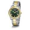 Thumbnail Image 4 of Guess Connoisseur Men's Green Dial Two Tone Stainless Steel Watch