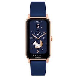 Radley Series 21 Ladies' Lozenge Navy Silicone Strap Watch