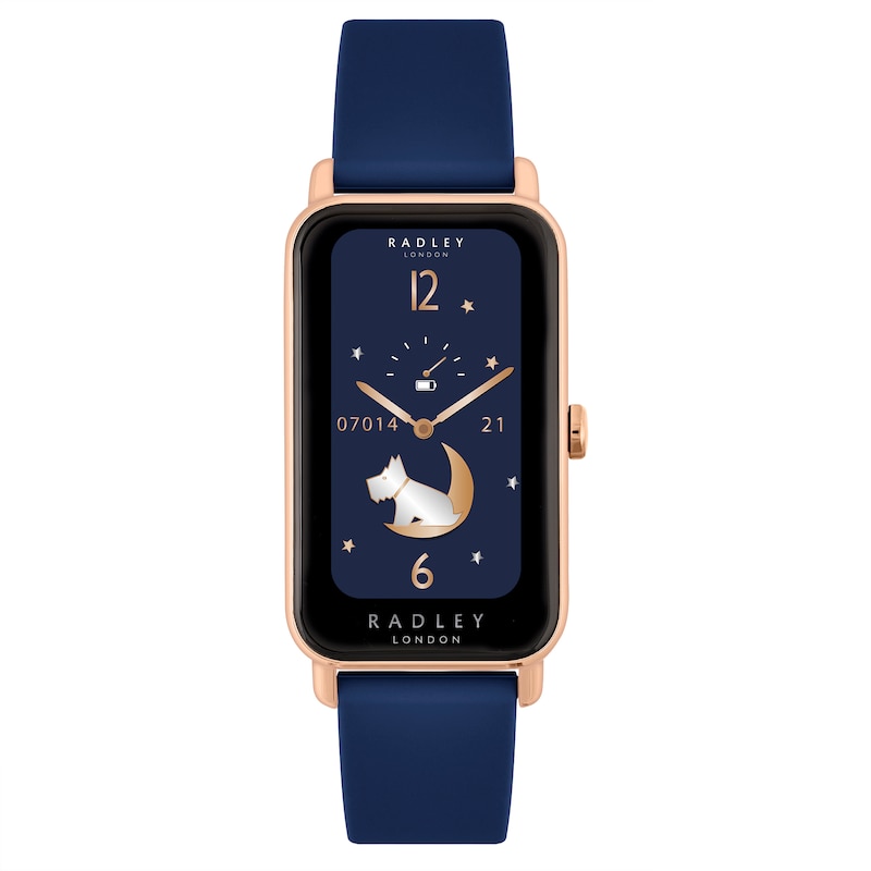 Main Image 1 of Radley Series 21 Ladies' Lozenge Navy Silicone Strap Watch