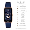 Thumbnail Image 1 of Radley Series 21 Ladies' Lozenge Navy Silicone Strap Watch