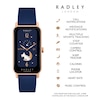 Thumbnail Image 2 of Radley Series 21 Ladies' Lozenge Navy Silicone Strap Watch