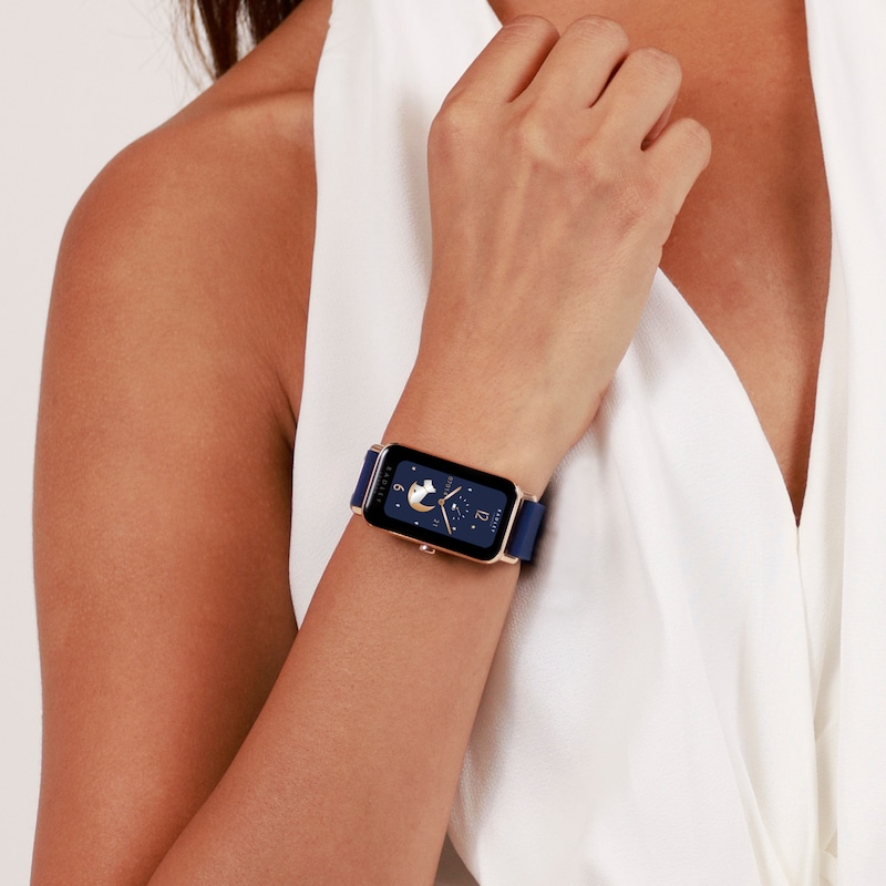 Main Image 3 of Radley Series 21 Ladies' Lozenge Navy Silicone Strap Watch
