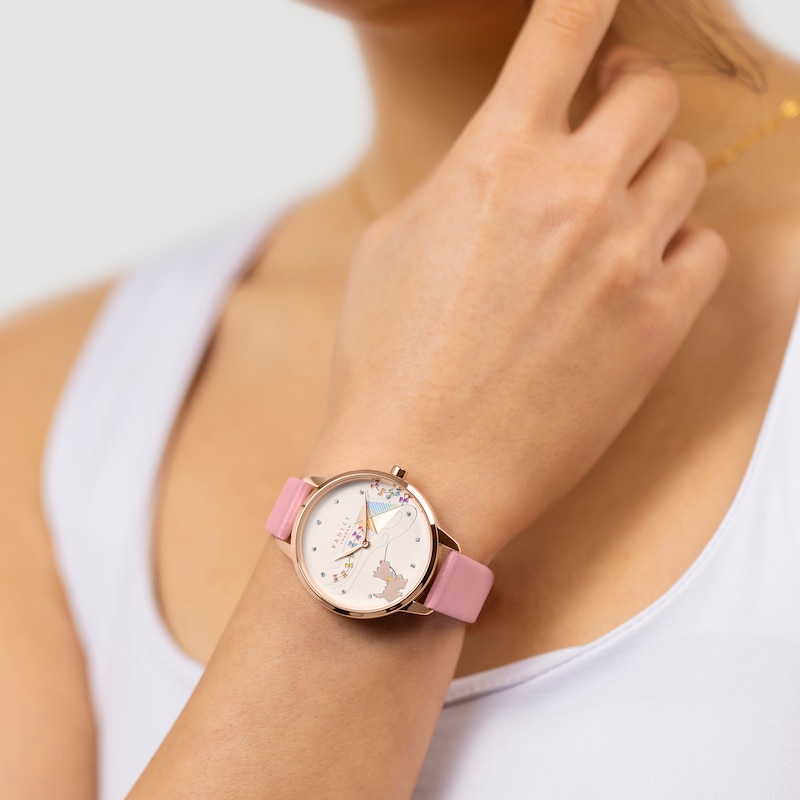 Main Image 3 of Radley Responsible Ladies' Vintage Leather Rose Strap Watch