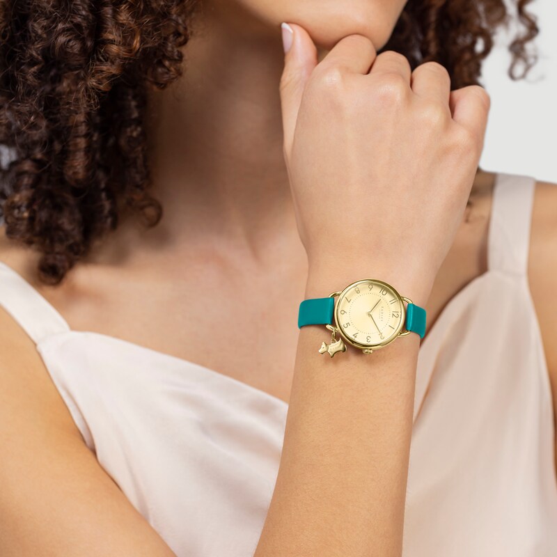 Main Image 3 of Radley Southwark Park Ladies' Open Shoulder Veridgris Blue Strap Watch