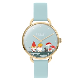 Radley 25th Anniversary Camden Collection Ladies' Open Shoulder Pale Blue Watch