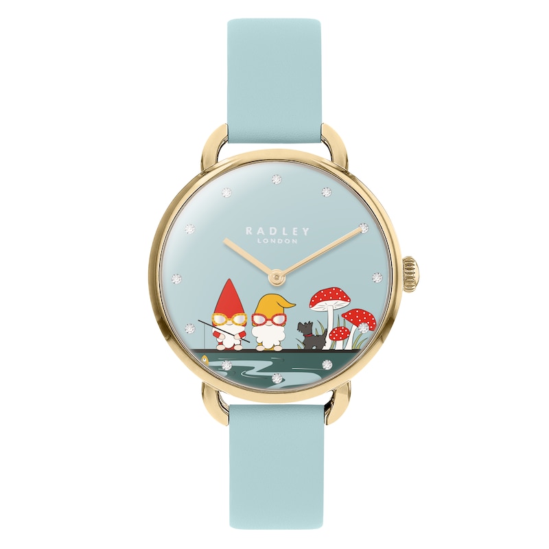 Main Image 1 of Radley 25th Anniversary Camden Collection Ladies' Open Shoulder Pale Blue Watch