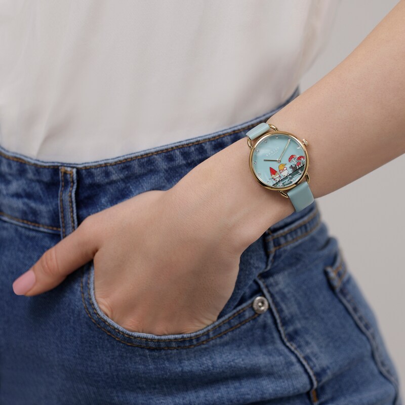 Main Image 5 of Radley 25th Anniversary Camden Collection Ladies' Open Shoulder Pale Blue Watch