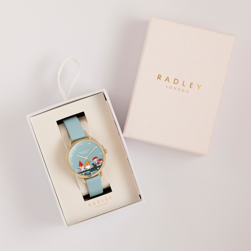 Main Image 6 of Radley 25th Anniversary Camden Collection Ladies' Open Shoulder Pale Blue Watch