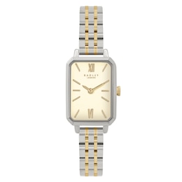 Radley Ladies' Rectangle Dial Two Tone Bracelet Watch