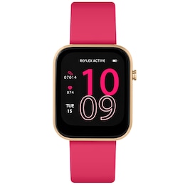 Reflex Active Ladies' Series 12 Pink Silicone Strap Smart Watch