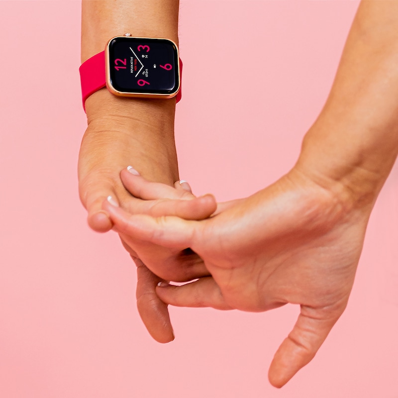 Main Image 3 of Reflex Active Ladies' Series 12 Pink Silicone Strap Smart Watch