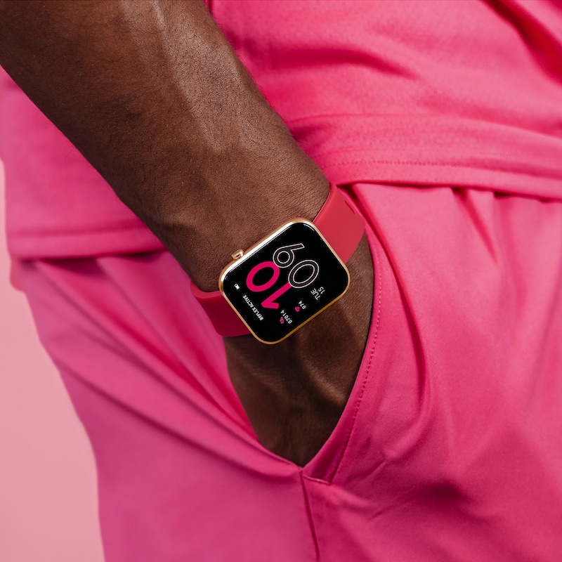 Reflex Active Ladies' Series 12 Pink Silicone Strap Smart Watch