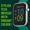 Thumbnail Image 3 of Reflex Active Series 12 Ladies' Teal Silicone Strap Smart Watch