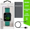 Thumbnail Image 6 of Reflex Active Series 12 Ladies' Teal Silicone Strap Smart Watch