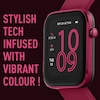 Thumbnail Image 4 of Reflex Active Series 12 Ladies' Berry Silicone Strap Smart Watch