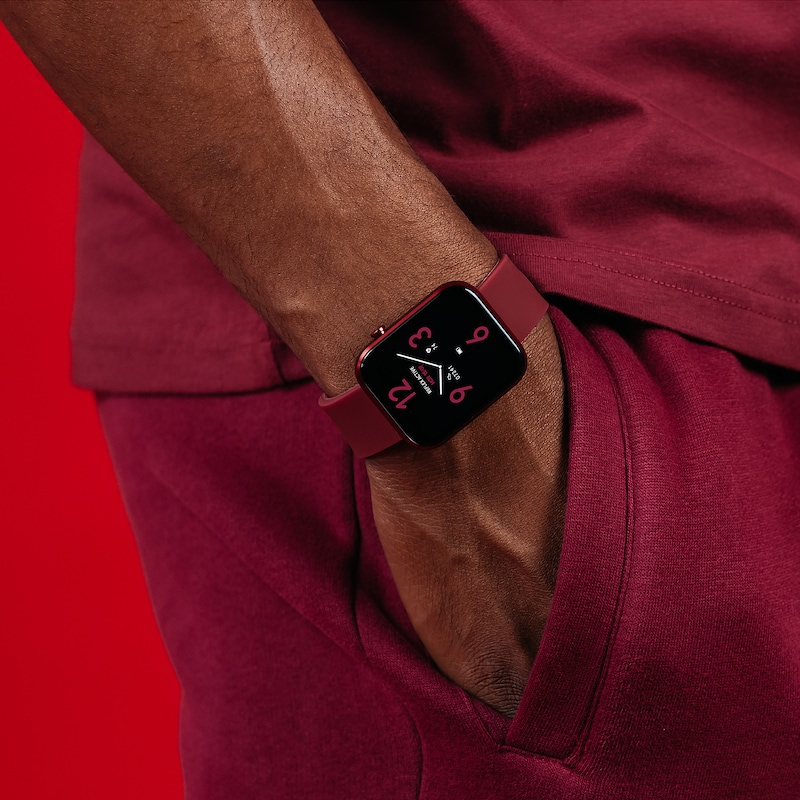Main Image 5 of Reflex Active Series 12 Ladies' Berry Silicone Strap Smart Watch