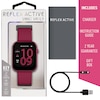 Thumbnail Image 7 of Reflex Active Series 12 Ladies' Berry Silicone Strap Smart Watch