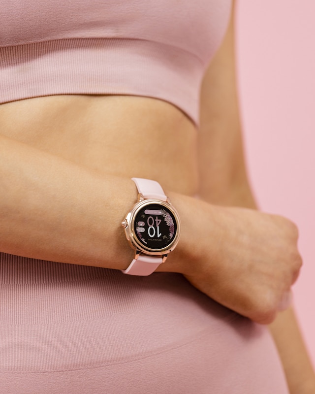 Reflex Active Series 26 Pink Silicone Strap Smart Watch