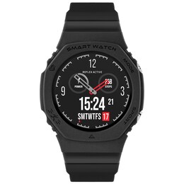 Reflex Active Series 26 Black Silicone Strap Smart Watch