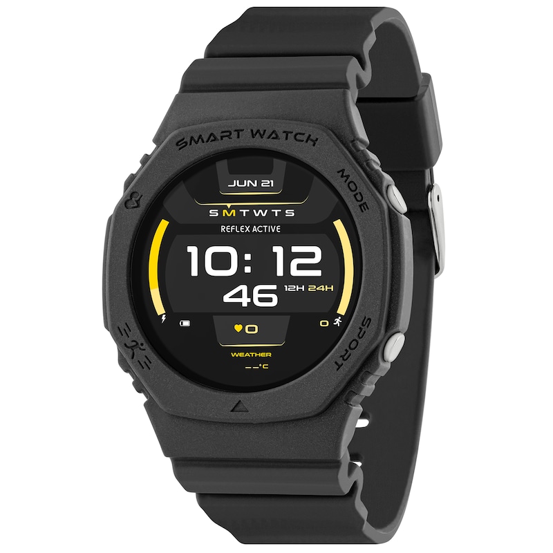 Main Image 2 of Reflex Active Series 26 Black Silicone Strap Smart Watch