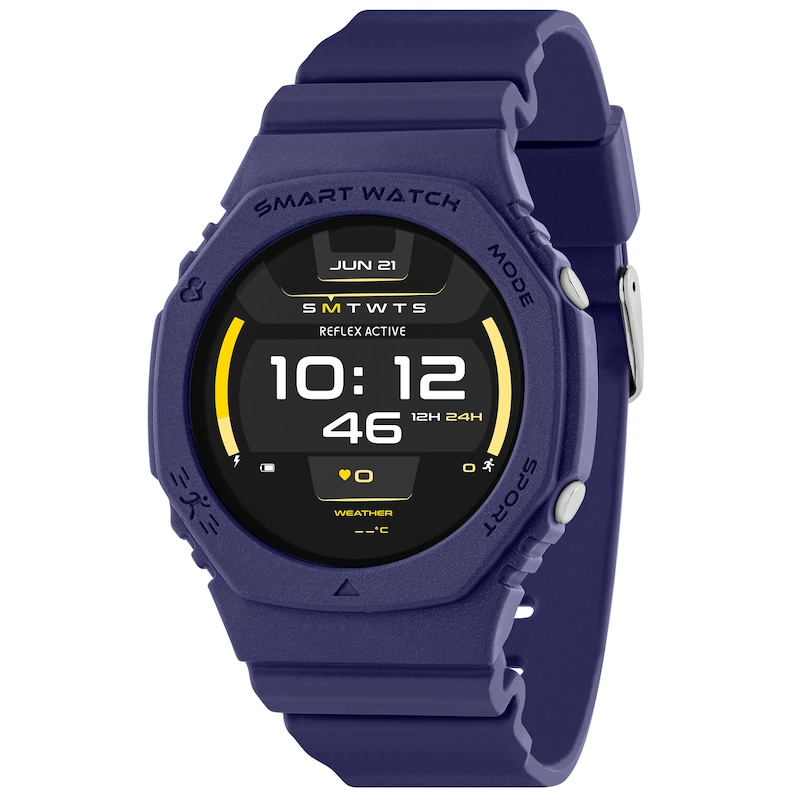 Main Image 2 of Reflex Active Series 26 Blue Silicone Strap Smart Watch