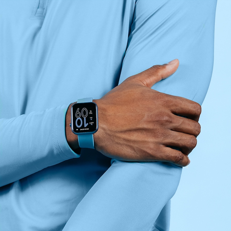 Reflex Active Series 12 Ladies' Denim Silicone Strap Smart Watch