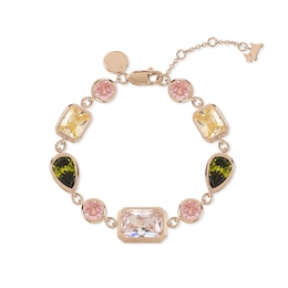 Radley Ladies' Tulip Street 18ct Rose Gold Plated Multi Shaped Czech Stone Bracelet