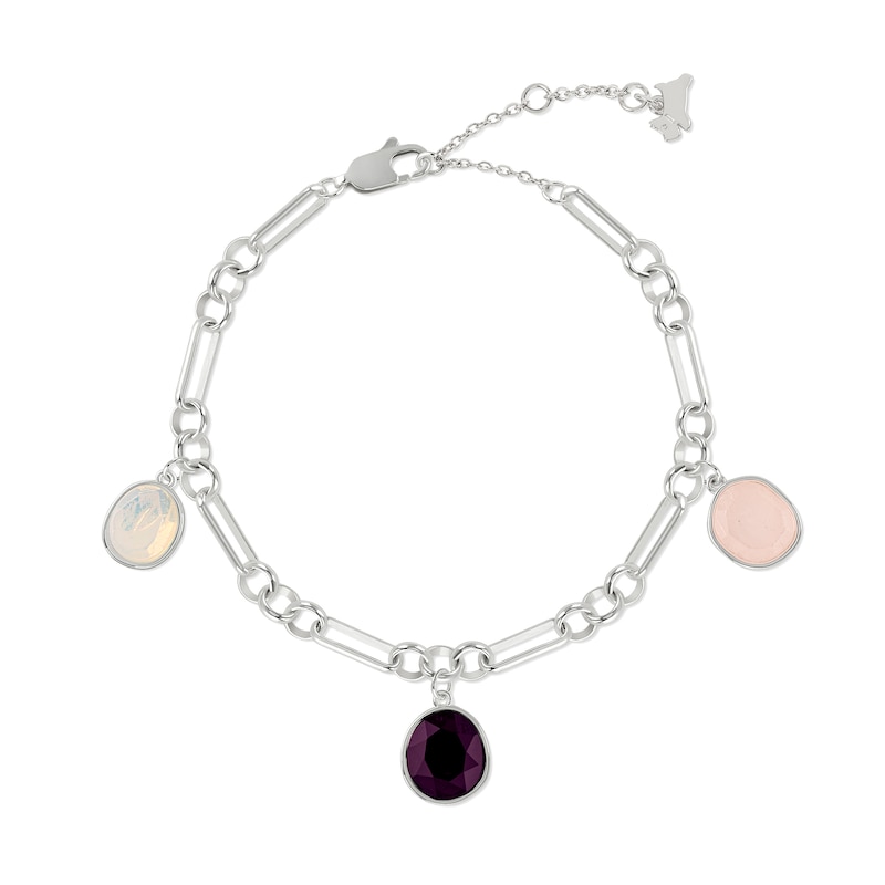 Main Image 1 of Radley Ladies' Tulip Street Silver Plated Stone Charm Bracelet