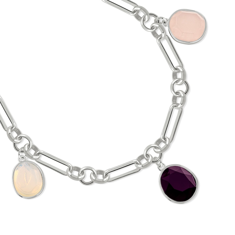 Main Image 2 of Radley Ladies' Tulip Street Silver Plated Stone Charm Bracelet