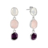 Thumbnail Image 1 of Radley Ladies' Tulip Street Silver Plated Hanging Charm Stone Earrings