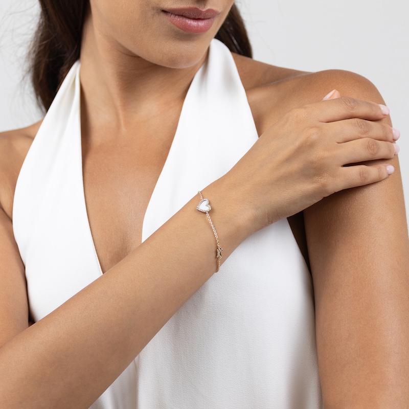 Main Image 6 of Radley Ladies' Gold Tone Heart Bracelet And Necklace Set