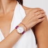 Thumbnail Image 2 of Radley Iconic Ladies' Stone Set Dark Rose Leather Strap Watch