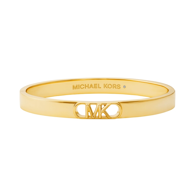 Main Image 1 of Michael Kors Ladies' MK Gold Tone Stainless Steel Bangle