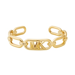 Michael Kors Ladies' Paper Link Gold Tone Cuff Bracelet