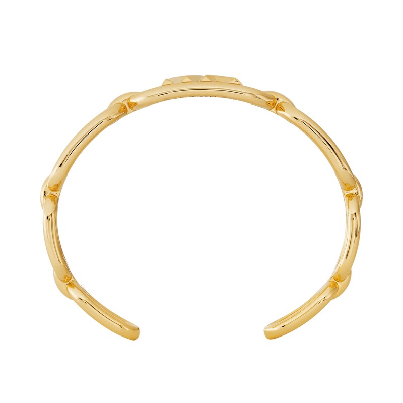 Main Image 2 of Michael Kors Ladies' Paper Link Gold Tone Cuff Bracelet