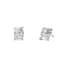 Thumbnail Image 1 of Michael Kors Ladies' Round And Emerald Cut Cubic Zirconia Stainless Steel Stud Earrings