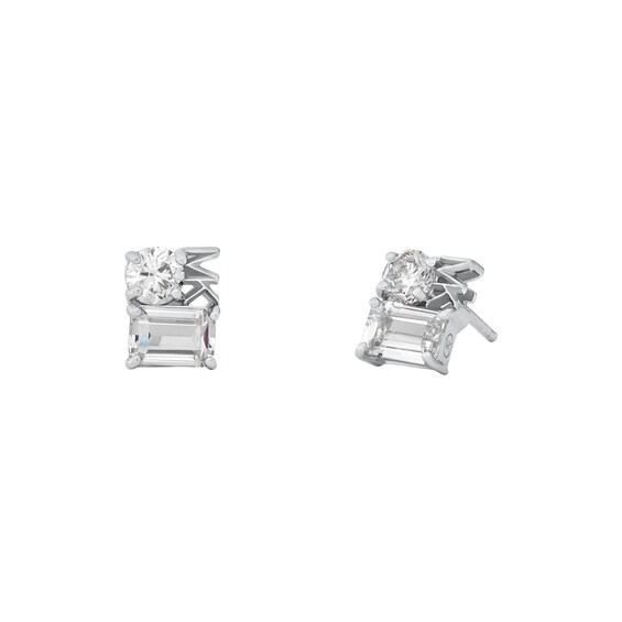 Michael Kors Ladies Round And Emerald Cut Cubic Zirconia Sta