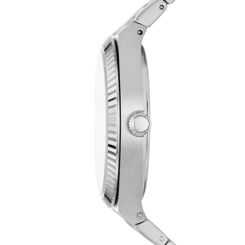 Main Image 2 of Fossil Scarlette Ladies' Textured Bezel Stainless Steel Bracelet Watch