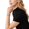 Thumbnail Image 4 of Michael Kors Lennox Ladies' Cheetah Enamel Gold Tone Stainless Steel Watch